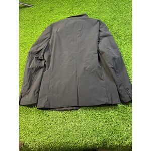 Banana Republic Mens Performance Blazer 44R Black Tailored Fit Two Button